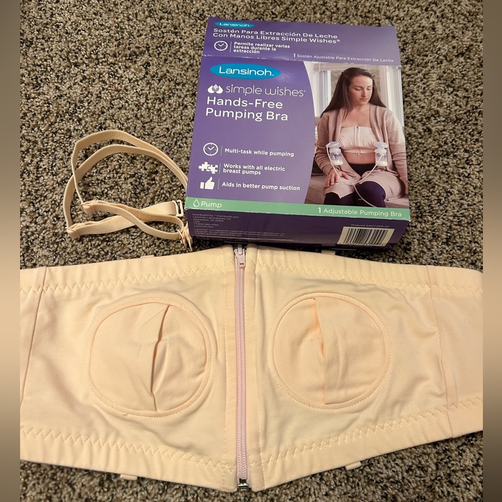 Lansinoh Hands-Free Pumping Bra!